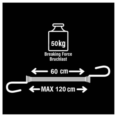 Tendeur crochet géant rotatif 120 cm Master Lock