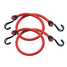 Tendeur élastique de vélo, longueur: 1.000 mm, rouge sur
