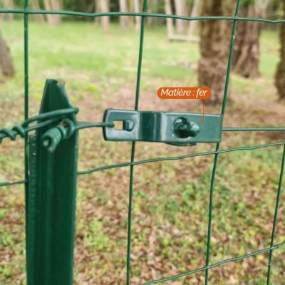 Tendeur en acier galvanisé plastifié N2 pour fil de grillage ou autre - Vert - Linxor