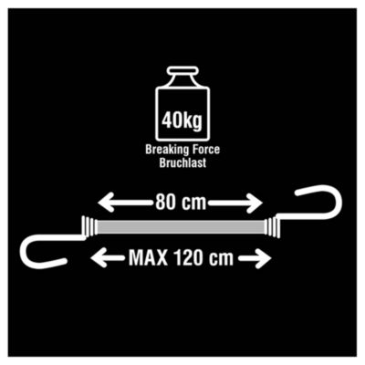 Tendeur pieuvre à 6 bras 80 cm Master Lock