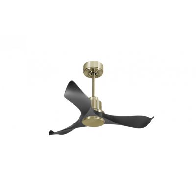 Tenerife de KlassFan - Super destratificateur et ventilateur DC 106 cm Laiton pales graphite sans Lumière idéal 10 à 20 m²
