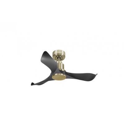 Tenerife de KlassFan - Super destratificateur et ventilateur DC 106 cm Laiton pales graphite sans Lumière idéal 10 à 20 m²