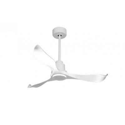 Tenerife de KlassFan - Super destratificateur et ventilateur DC 132 cm Blanc pales blanche sans Lumière idéal pour 25 à 35 m²