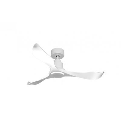Tenerife de KlassFan - Super destratificateur et ventilateur DC 132 cm Blanc pales blanche sans Lumière idéal pour 25 à 35 m²