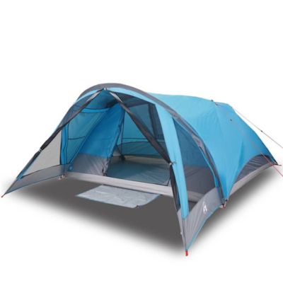 Tente de cabine familiale 6 personnes bleu imperméable vidaXL
