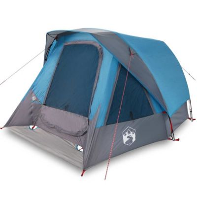 Tente de cabine familiale 6 personnes bleu imperméable vidaXL