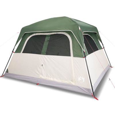 Tente de cabine familiale 6 personnes vert imperméable vidaXL