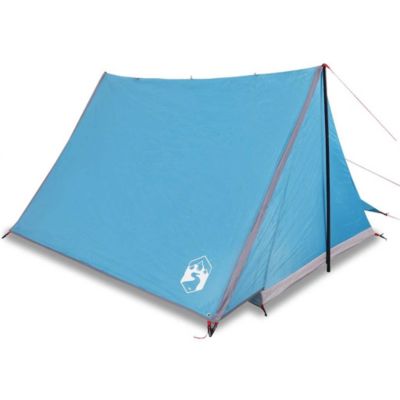 Tente de camping 2 personnes bleu imperméable vidaXL