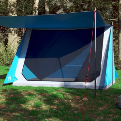 Tente de camping 2 personnes bleu imperméable vidaXL