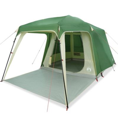 Tente de camping avec dôme porche 5 personnes vert imperméable vidaXL