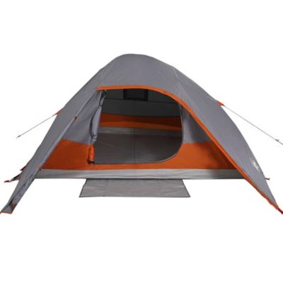 Tente de camping à dôme 4 personnes gris imperméable vidaXL