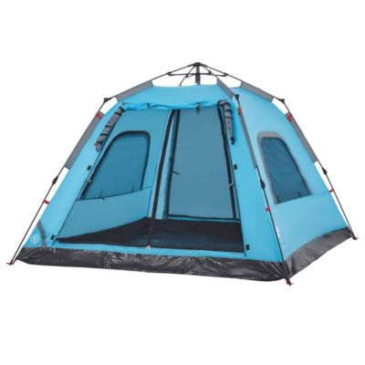Tente de camping à dôme 4 personnes bleu imperméable - Tente - Achat & prix