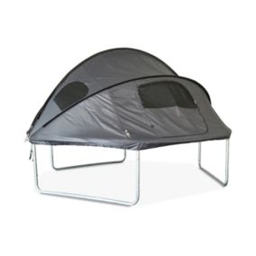 Tente de camping pour trampoline D.305cm (filet intérieur et extérieur) polyester. traité anti UV. 2 portes. 4  fenêtres & sac de