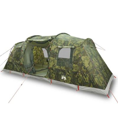 Tente de camping tunnel 4 personnes camouflage imperméable vidaXL