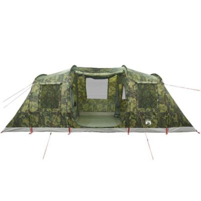 Tente de camping tunnel 4 personnes camouflage imperméable vidaXL
