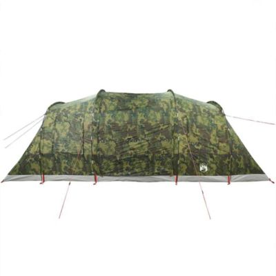 Tente de camping tunnel 4 personnes camouflage imperméable vidaXL