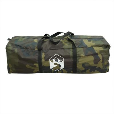 Tente de camping tunnel 4 personnes camouflage imperméable vidaXL