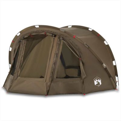 Tente de pêche 2 personnes vert olive imperméable vidaXL