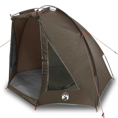 Tente de pêche marron imperméable vidaXL