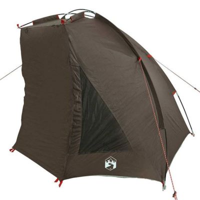 Tente de pêche marron imperméable vidaXL