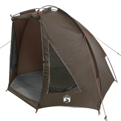 Tente de pêche marron imperméable vidaXL