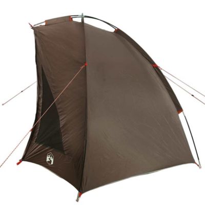 Tente de pêche marron imperméable vidaXL