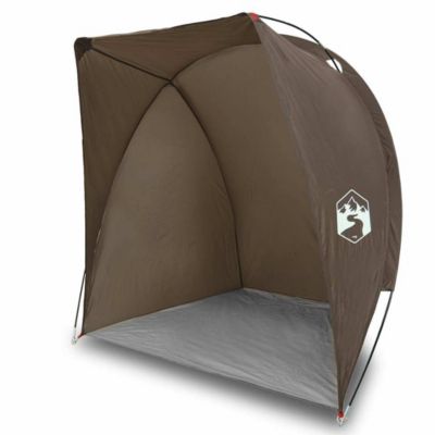 Tente de pêche marron imperméable vidaXL