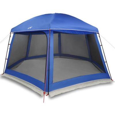 Tente de piscine moustiquaire amovible parois maille bleu azur vidaXL