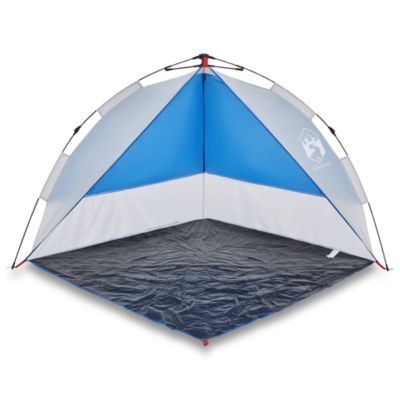 Tente de plage bleu azuré libération rapide imperméable vidaXL
