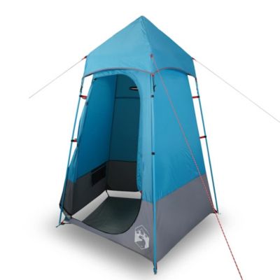 Tente de toilette bleu imperméable vidaXL