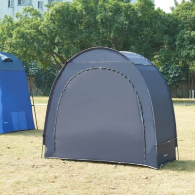 Tente de vélo Bergendal 198 x 84 x 160 cm gris pro.tec