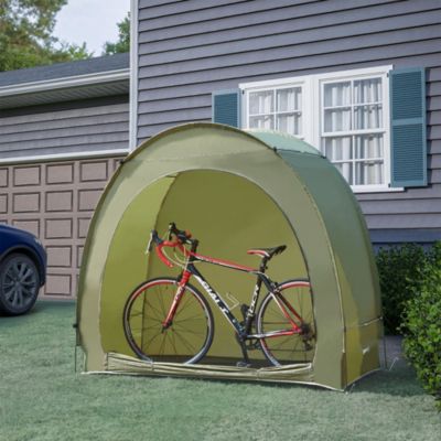 Tente de vélo Bergendal 198 x 84 x 160 cm vert pro.tec
