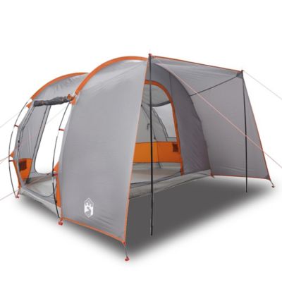 Tente de voiture 2 personnes gris et orange imperméable vidaXL
