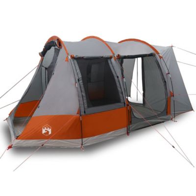 Tente de voiture 2 personnes gris et orange imperméable vidaXL