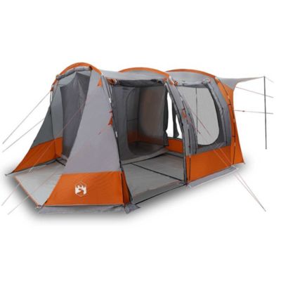 Tente de voiture gris et orange imperméable vidaXL