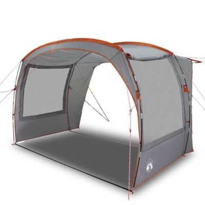 Tente de voiture gris et orange imperméable vidaXL