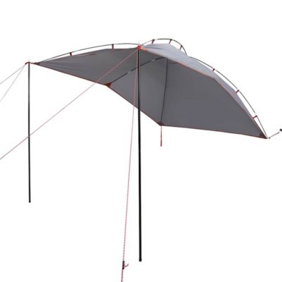 Tente de voiture gris et orange imperméable vidaXL