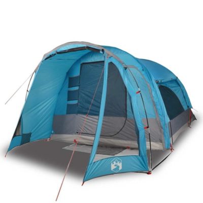Tente familiale 6 personnes bleu imperméable vidaXL