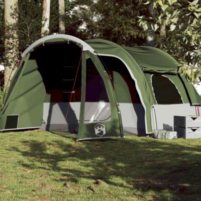 Tente familiale 6 personnes vert imperméable vidaXL