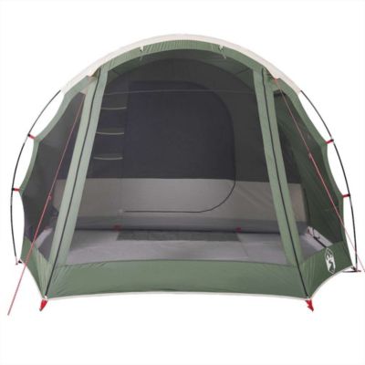Tente familiale 6 personnes vert imperméable vidaXL