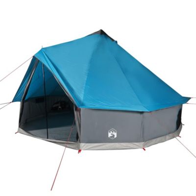 Tente familiale tipi 6 personnes bleu imperméable vidaXL