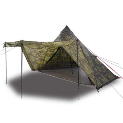 Tente familiale tipi 8 personnes camouflage imperméable vidaXL