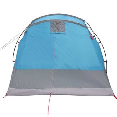 Tente familiale tunnel 6 personnes bleu imperméable vidaXL