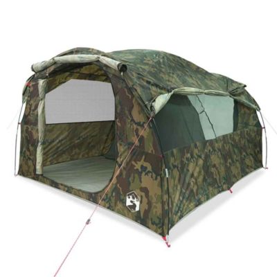 Tente familiale tunnel 6 personnes camouflage résistant à l'eau vidaXL