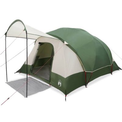 Tente familiale tunnel 8 personnes vert imperméable vidaXL