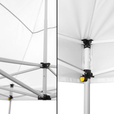 Tente Pliable 3x6m imperméable 320 g/m2 Blanche + 6 Parois
