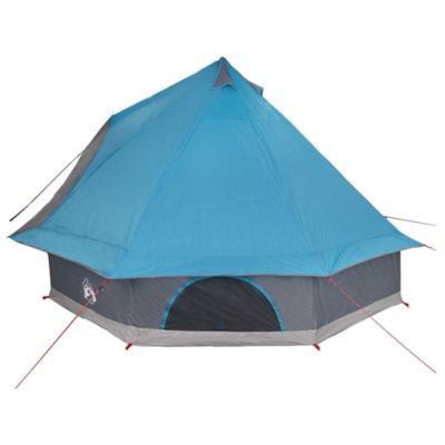 Tente Tipi 8 personne Bleu taffetas vidaXL