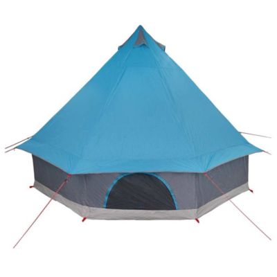 Tente Tipi 8 personne Bleu taffetas vidaXL