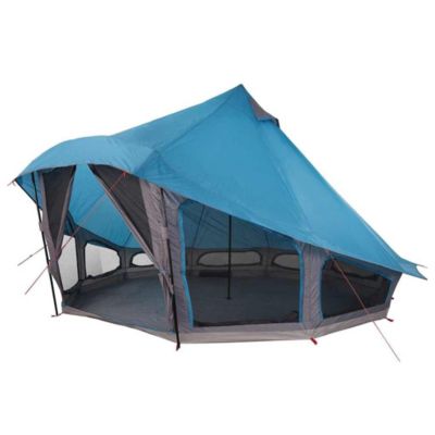 Tente Tipi avec toit Bleu 508 x 470 x 300 cm taffetas vidaXL