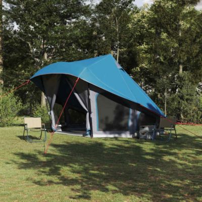 Tente Tipi avec toit Bleu 508 x 470 x 300 cm taffetas vidaXL